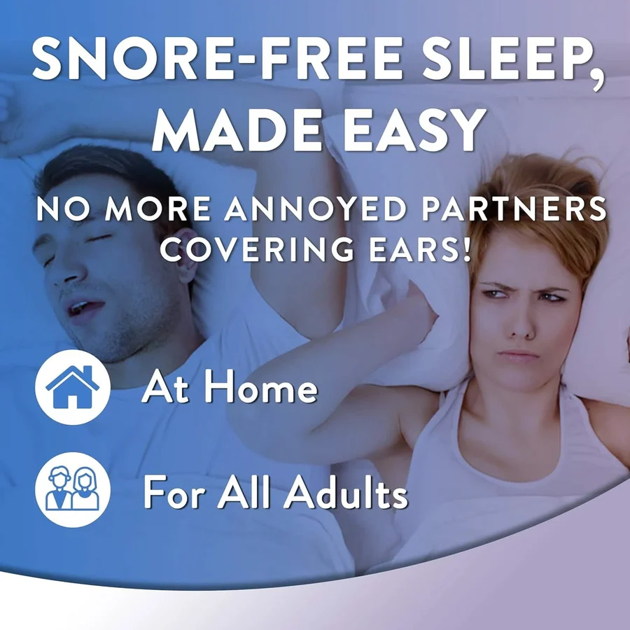 Snore-Free Sleep, Made Easy - No More Annoyed Partners Covering Ears